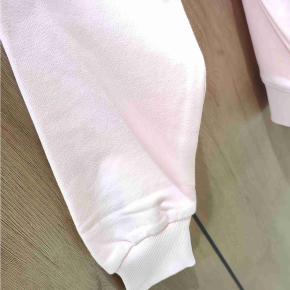 Parke Women's Pink Sweatshirt with Brown Lettering - Picture 4 of 8